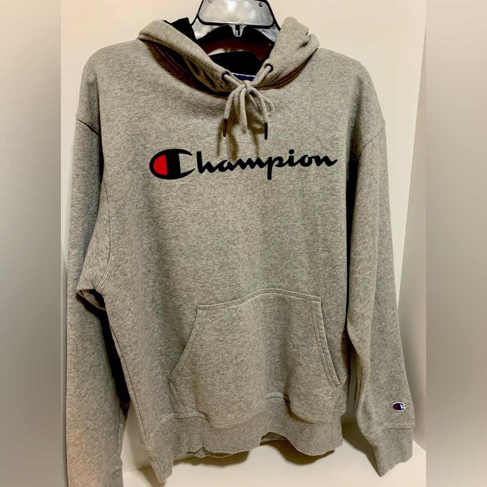 Grey Champion Hoodie Medium